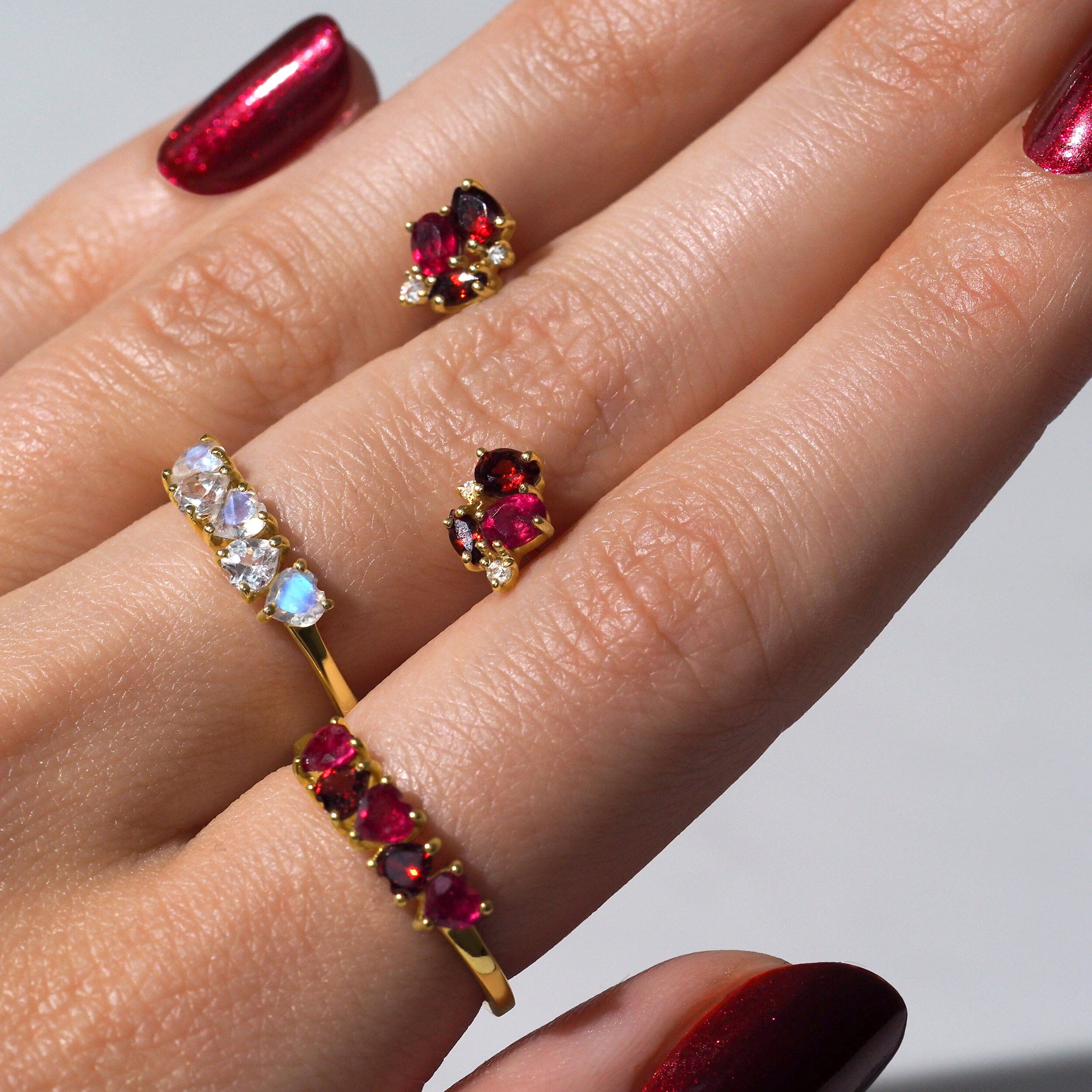 Ruby Garnet Earrings - Orion、mySite、hinf8tx79