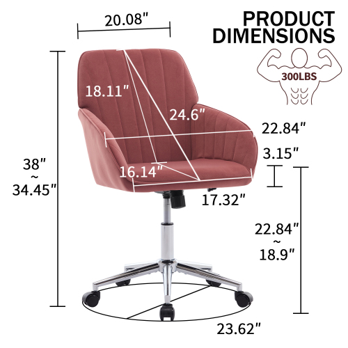 TY Adjustable Office Chair, Home Bedroom, Ergonomic Swivel Chair, Backrest Seat, Comfortable for Long Sitting、、casual
