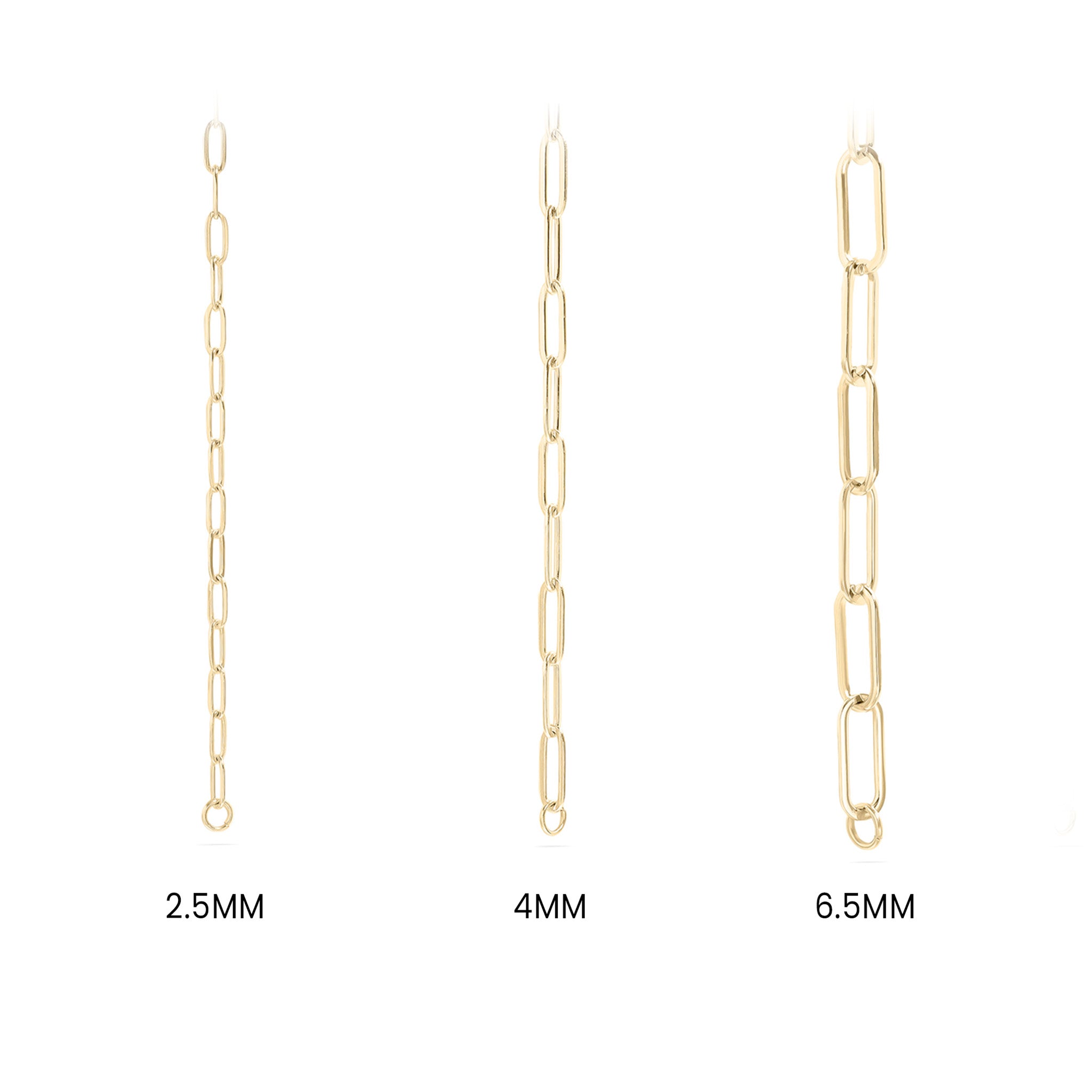 18K Gold PVD Paperclip Connector Chain Necklace / CHN0080、mySite、dreamappss
