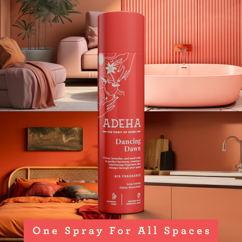 Room Air Freshener Spray | Dancing Dawn | Home & Office | 218 ml | Pack of 2、mySite、camillekostekn