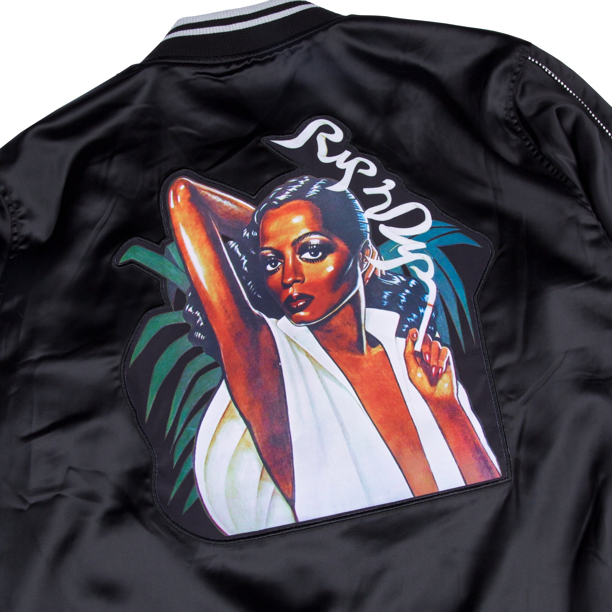  Share Some Love Satin Jacket (Black)、mySite、merchandisen
