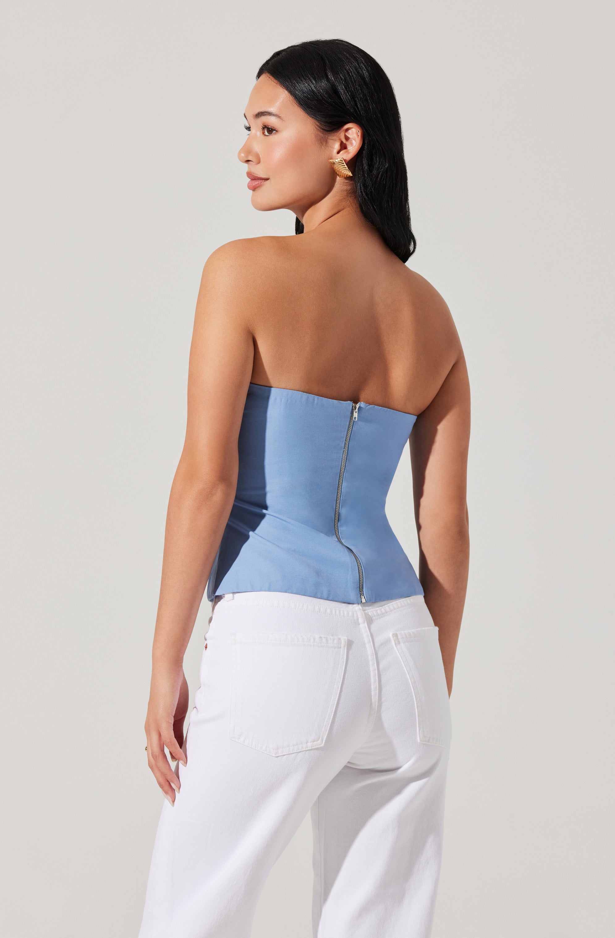 Kierra Strapless Bow Top、mySite、solidvoid