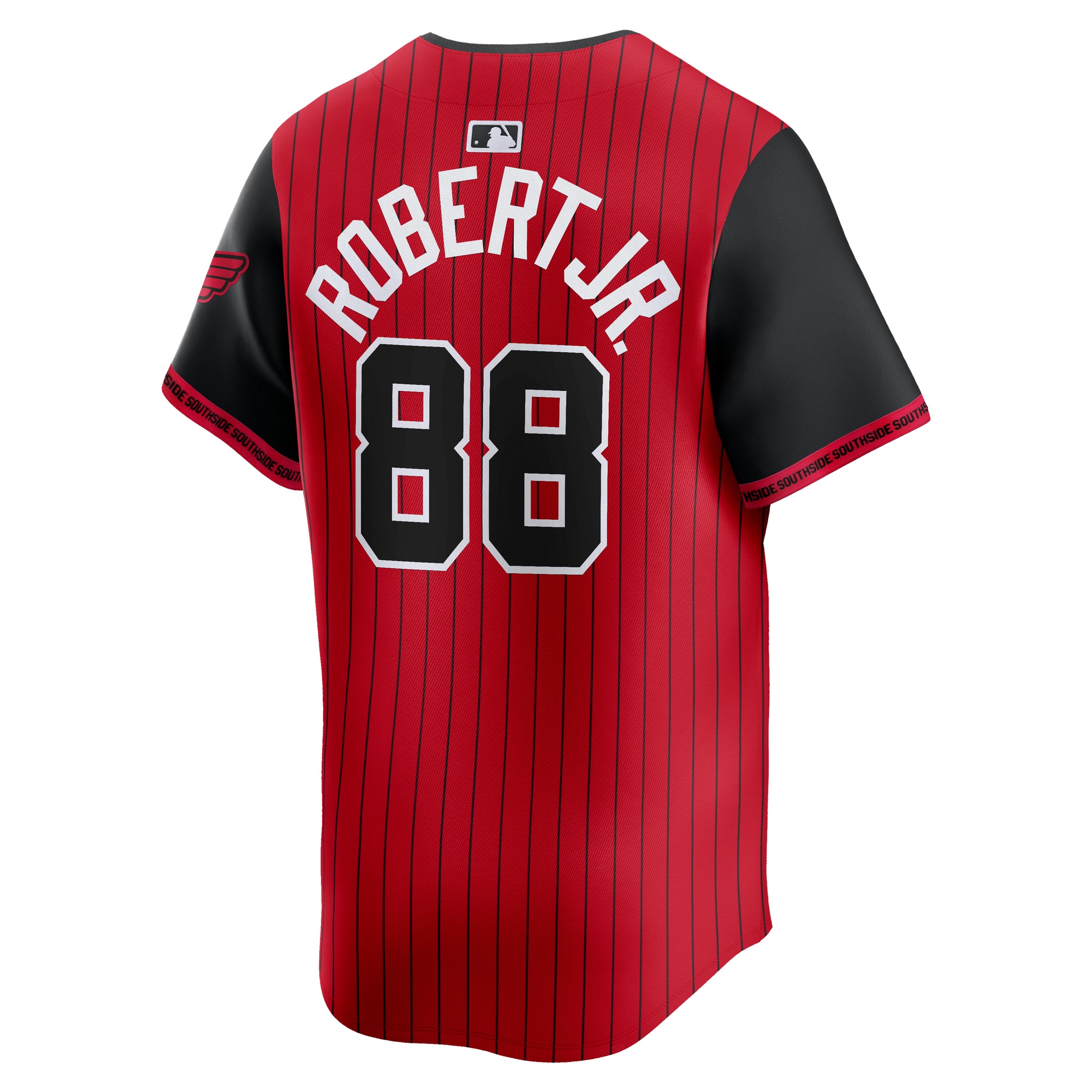 Luis Robert Jr. Chicago White Sox Nike Men's Red/Black 2025 City Connect Limited Jersey、mySite、vikingsvslions