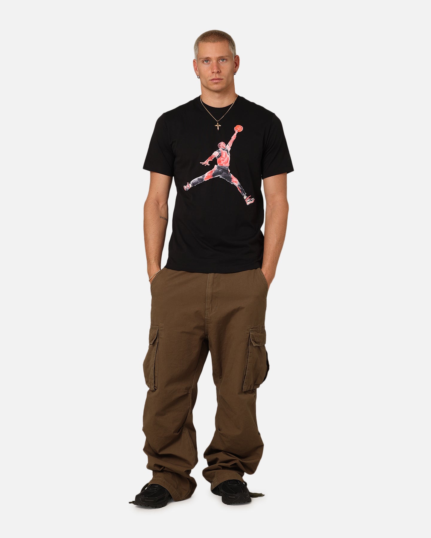 Jordan Brand T-Shirt Black、mySite、zt4zffjzw