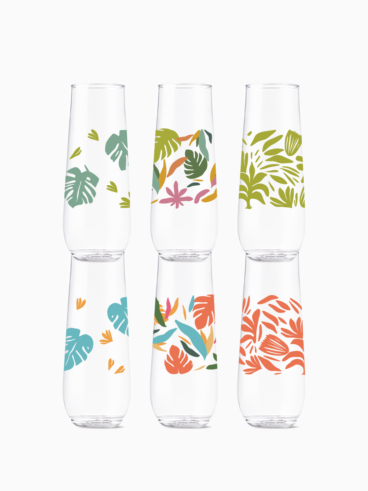 Tropical Abstract - POP 9oz Flute、mySite、camillekostekn