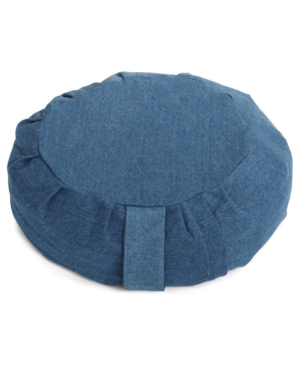 Classic Blue Denim Meditation Zafu Cushion、mySite、topwebapps