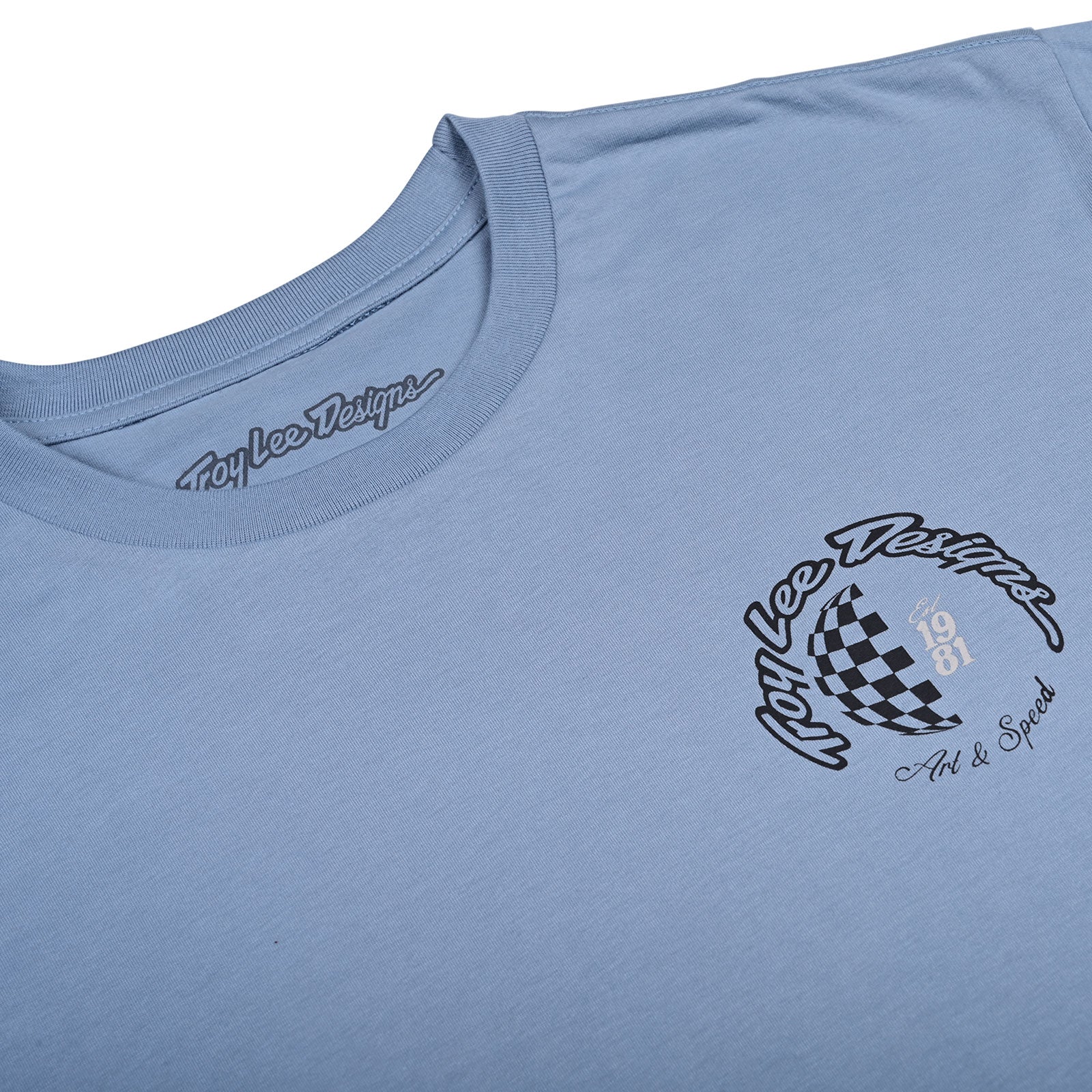 Short Sleeve Tee Worldwide Dusty Blue、mySite、dreamappss
