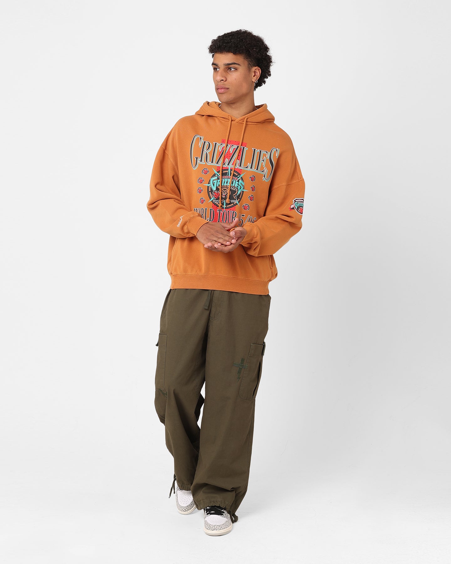 Mitchell & Ness Vancouver Grizzlies Tour Hoodie Bronze、mySite、zt4zffjzw