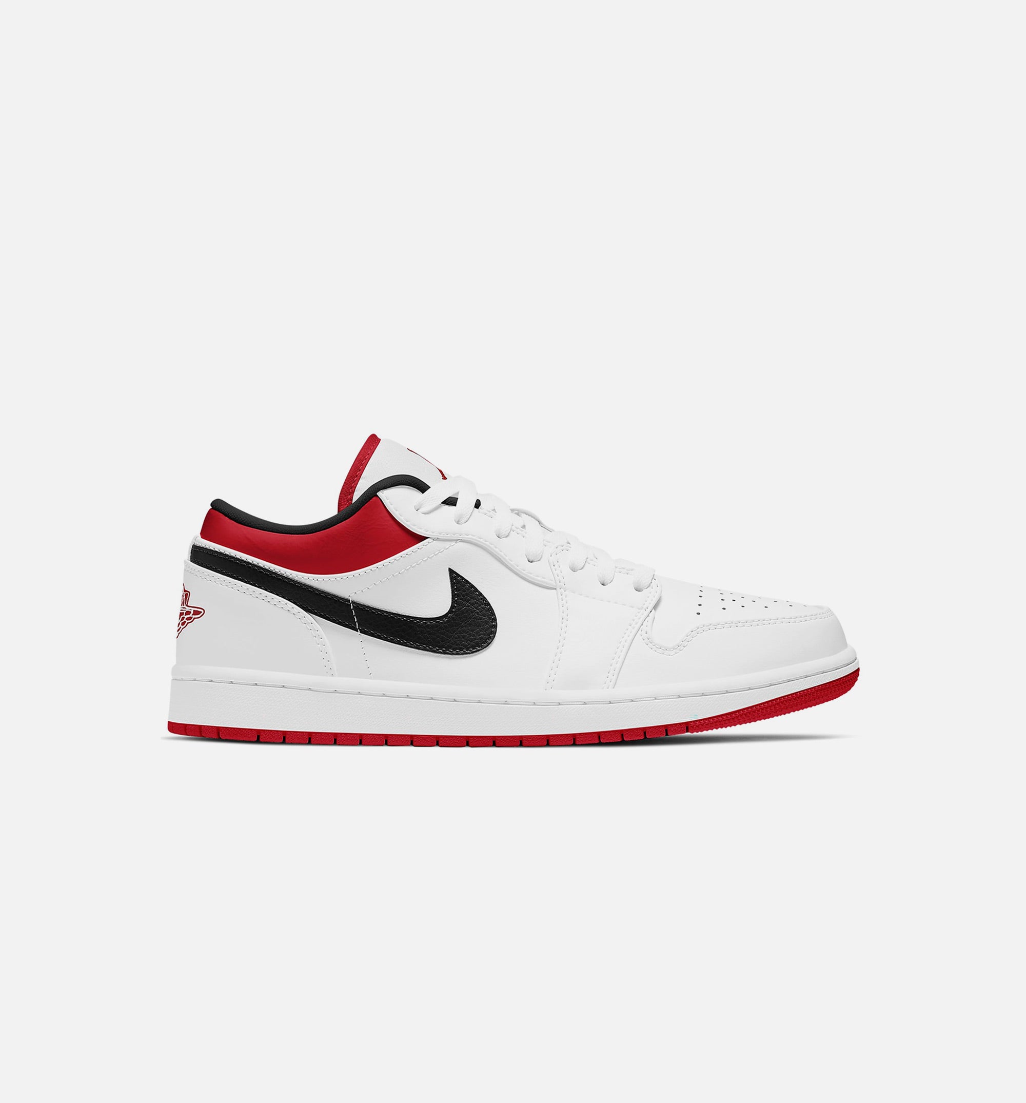 Jordan 1 Low Mens Lifestyle Shoe - White/Red、mySite、dreamappss