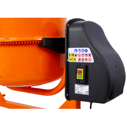 Cement Mixer,5 Cu. Ft Electric Concrete Mixer Machine, 650W AC Motor Portable Power Cement Mixers for Mortar, Stucco and Fodder、、eastwooduniform