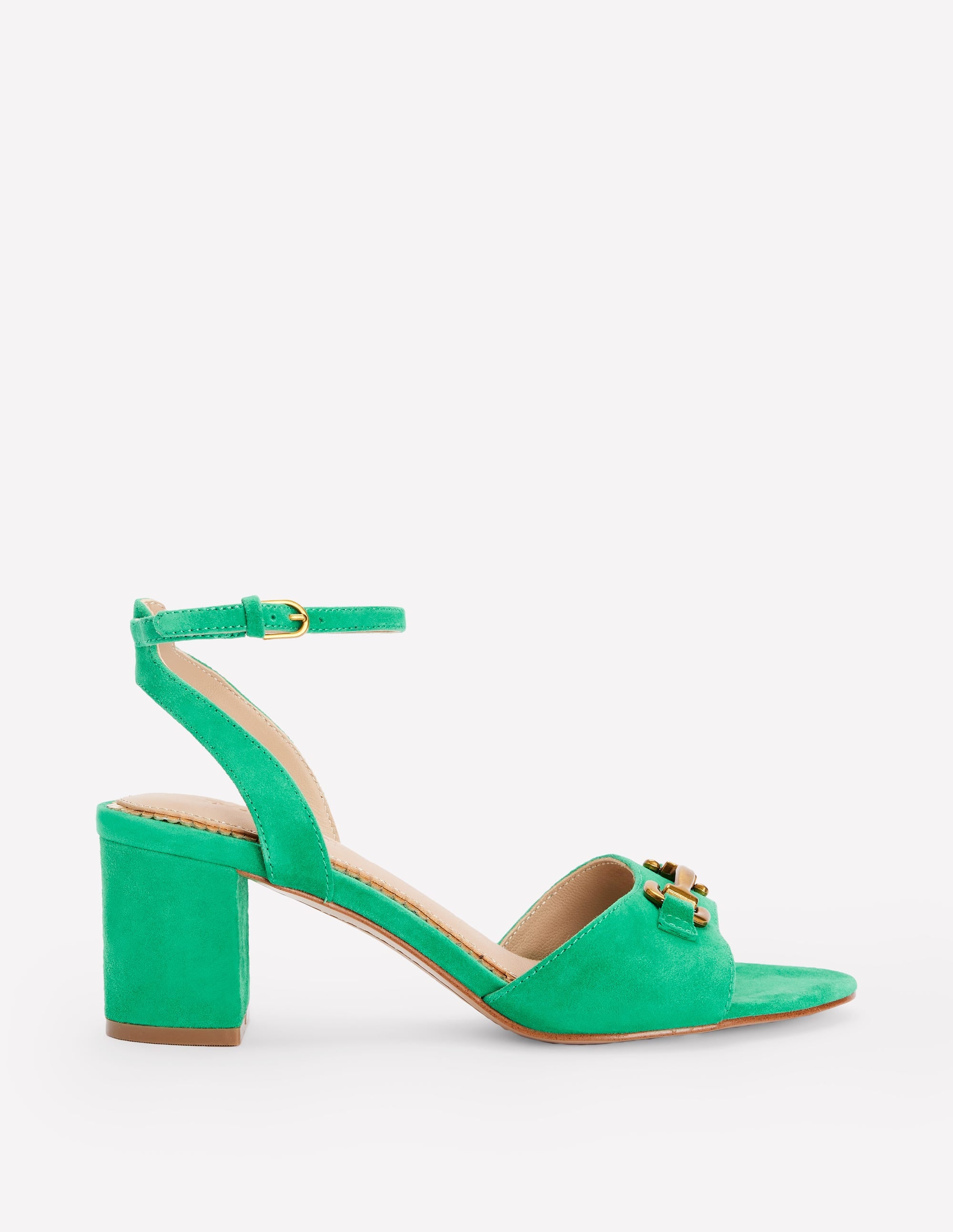  Iris Snaffle Block Heel Sandal-Rich Emerald、mySite、ashleygrahame