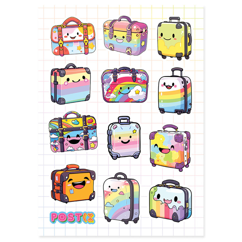  Kawaii Travels Hologram Stickers、mySite、ghnorth
