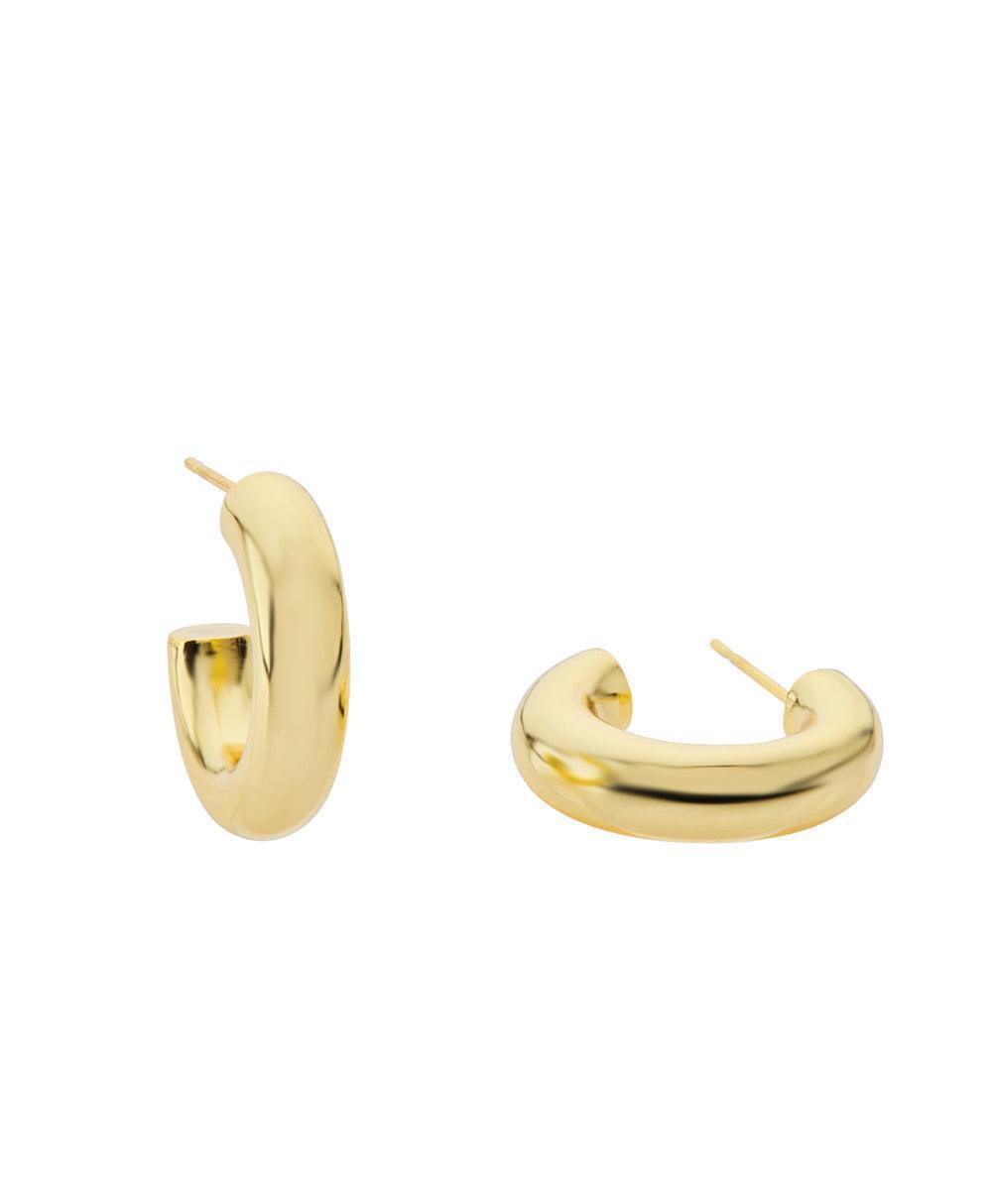  Viveca Small Creole 18ct Gold Plated