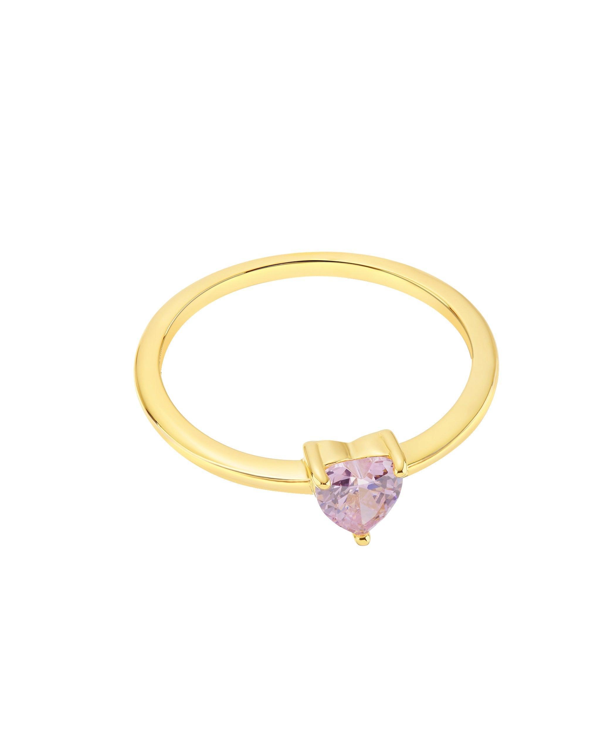  Luv Ring Rose 18ct Gold Plated