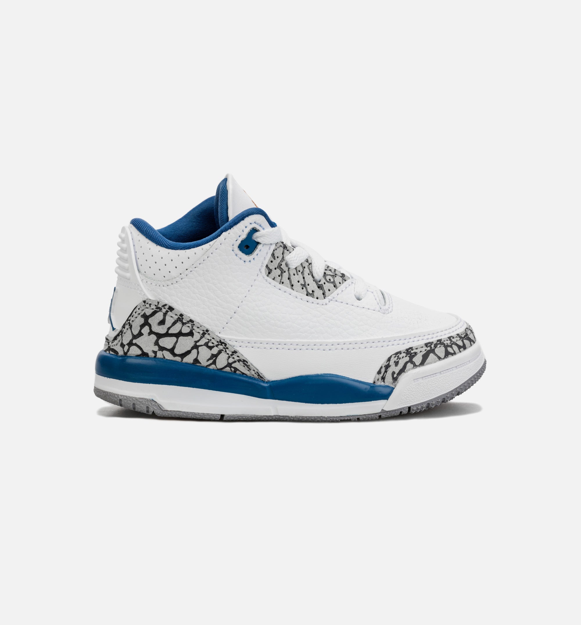 Air Jordan 3 Retro Wizards True Blue Infant Toddler Lifestyle Shoe - White/Blue、mySite、dreamappss