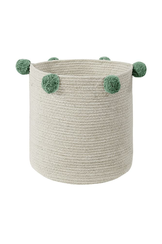 STORAGE BASKET BUBBLY NATURAL - GREEN、mySite、gigharbornorthrealestate