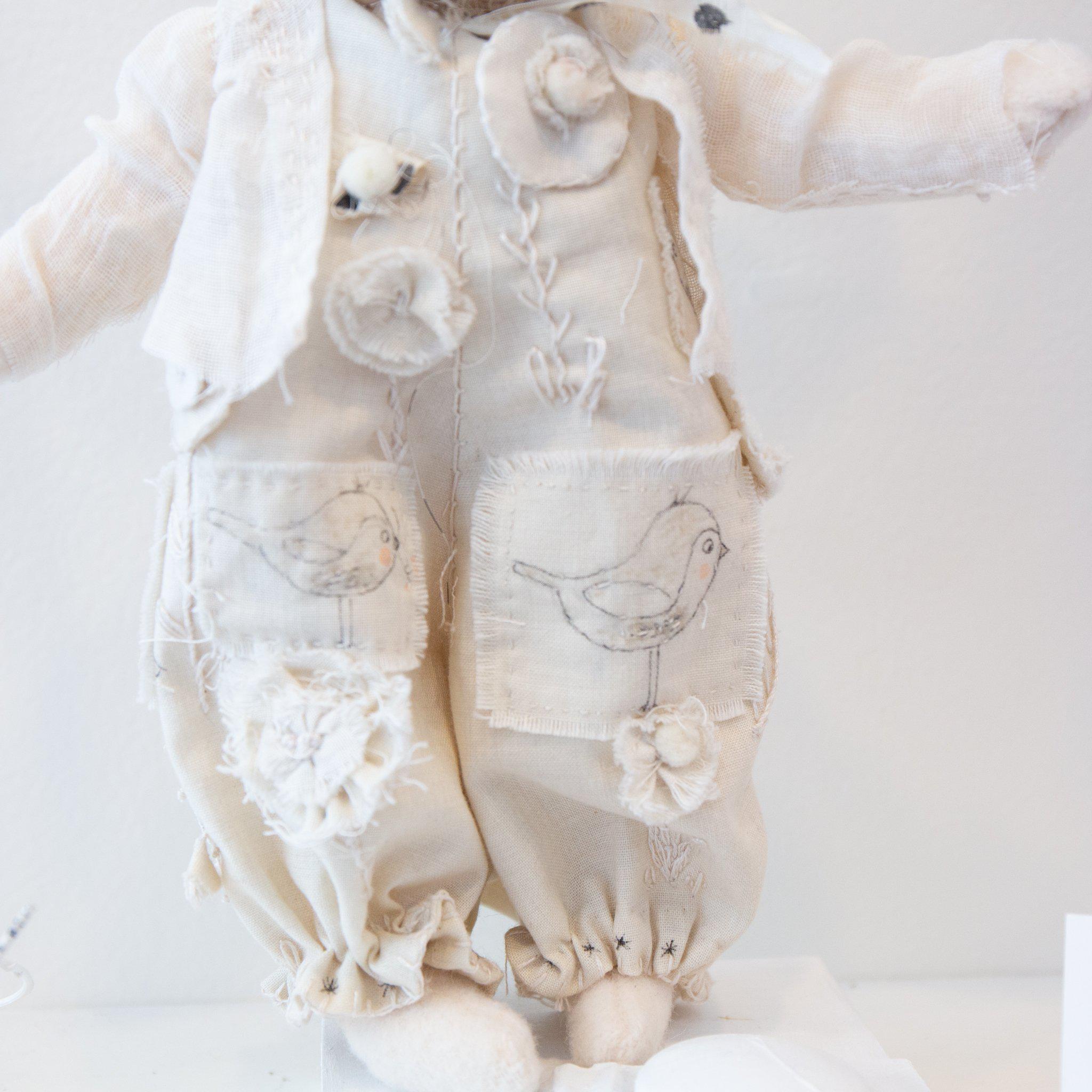 RETIRED - Hutch Studio Original - Ella Tweet - One of A Kind Bunny、mySite、g9winljtr