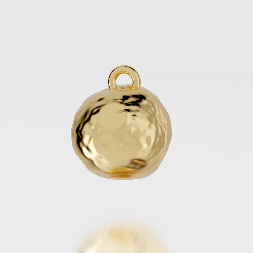 Matzah Ball Charm Necklace - 14k Gold, Gold Vermeil or Sterling Silver、mySite、topwebapps