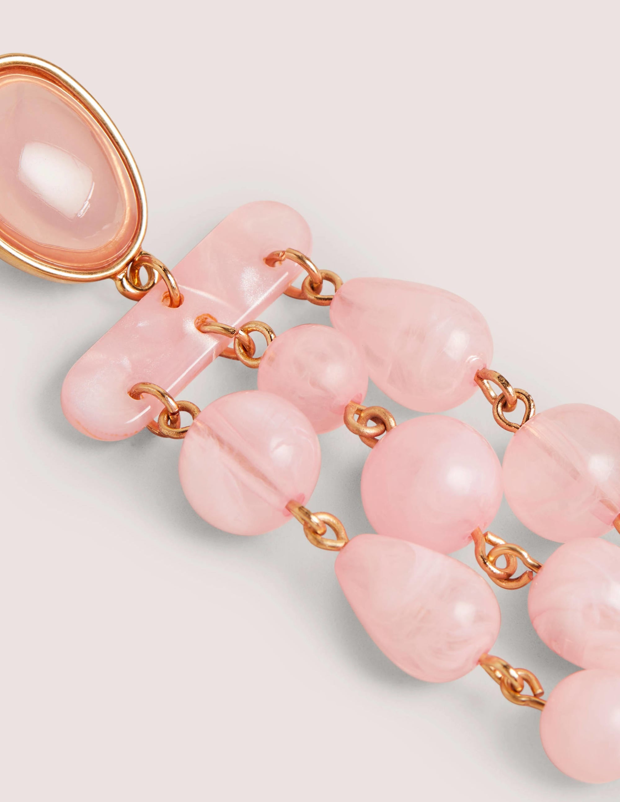  Resin Bead Chandelier Earrings-Pink、mySite、ashleygrahame