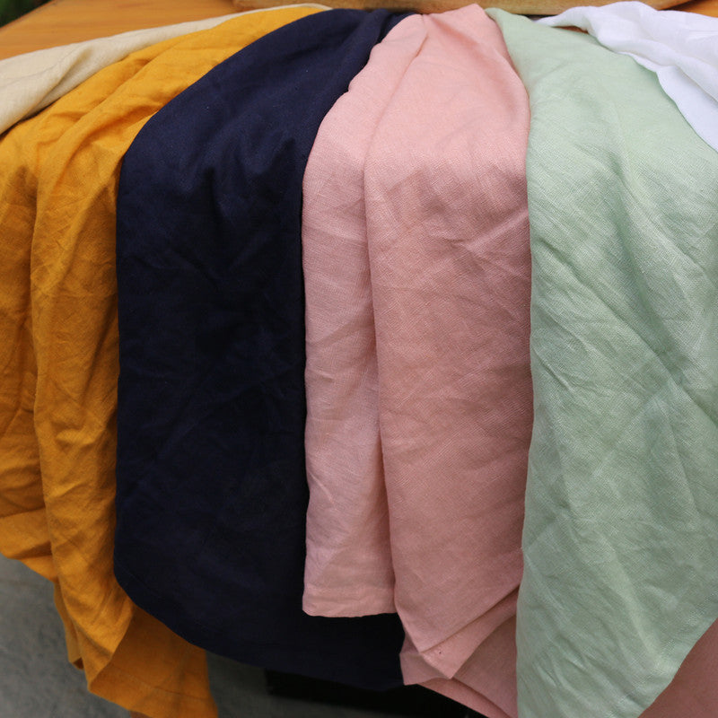 Pure Linen Table Napkins | Set of 6 | Dusty Pink、mySite、camillekostekn