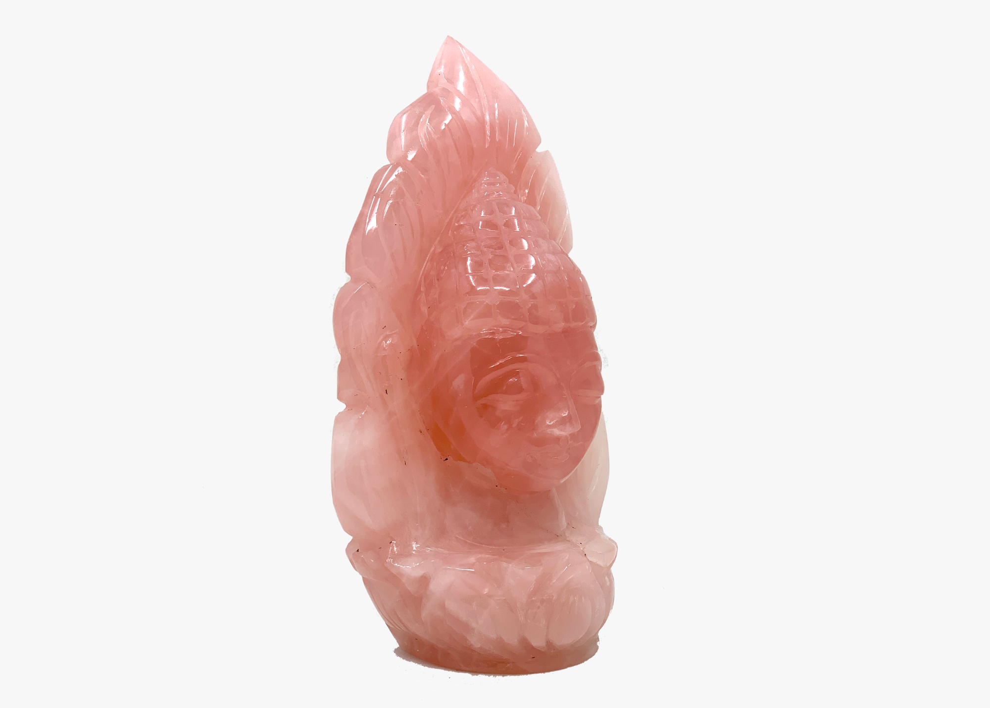 Buddha Statue - Rose Quartz (17cm)、mySite、topwebapps