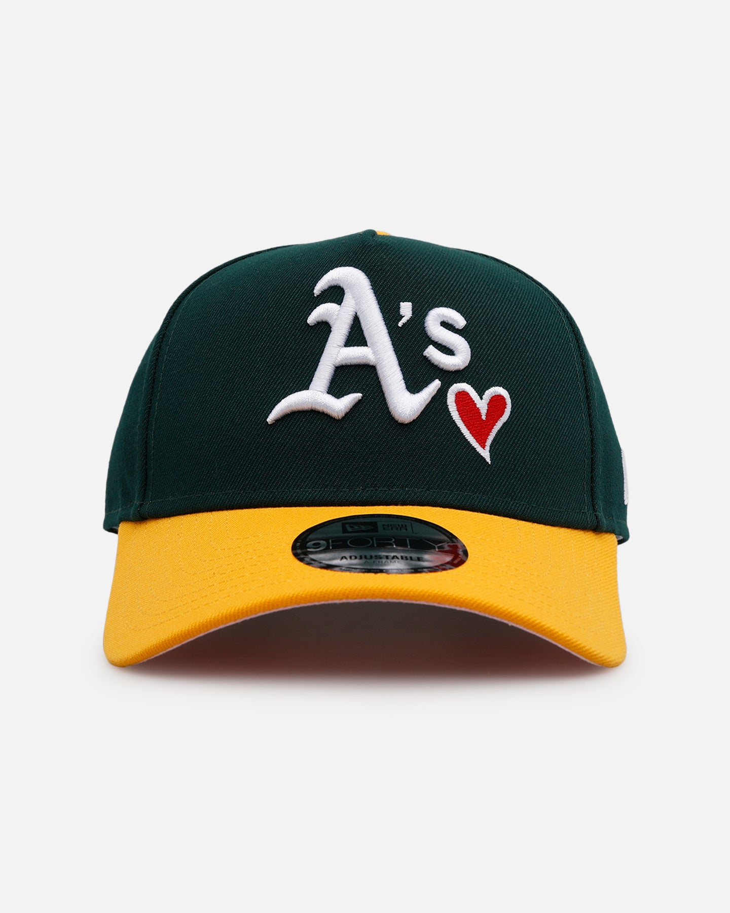 New Era Oakland Athletics 'Team Color Hearts' 9FORTY A-Frame Snapback Official Team Color、mySite、zt4zffjzw