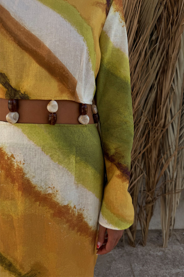 Green Ombre Alba Dress、mySite、solidvoid