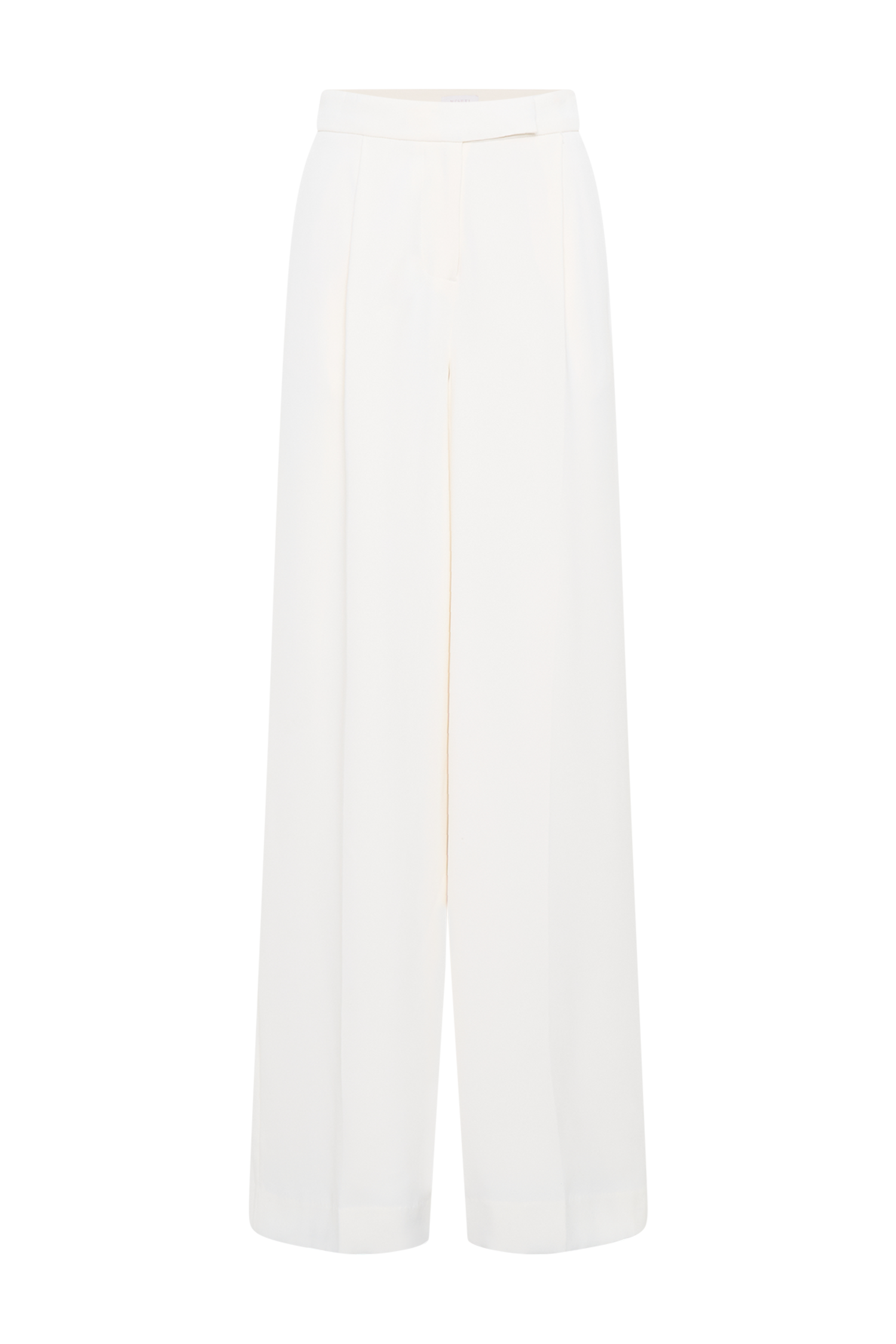 Faith Suiting Wide Leg Pant - Ivory、mySite、solidvoid