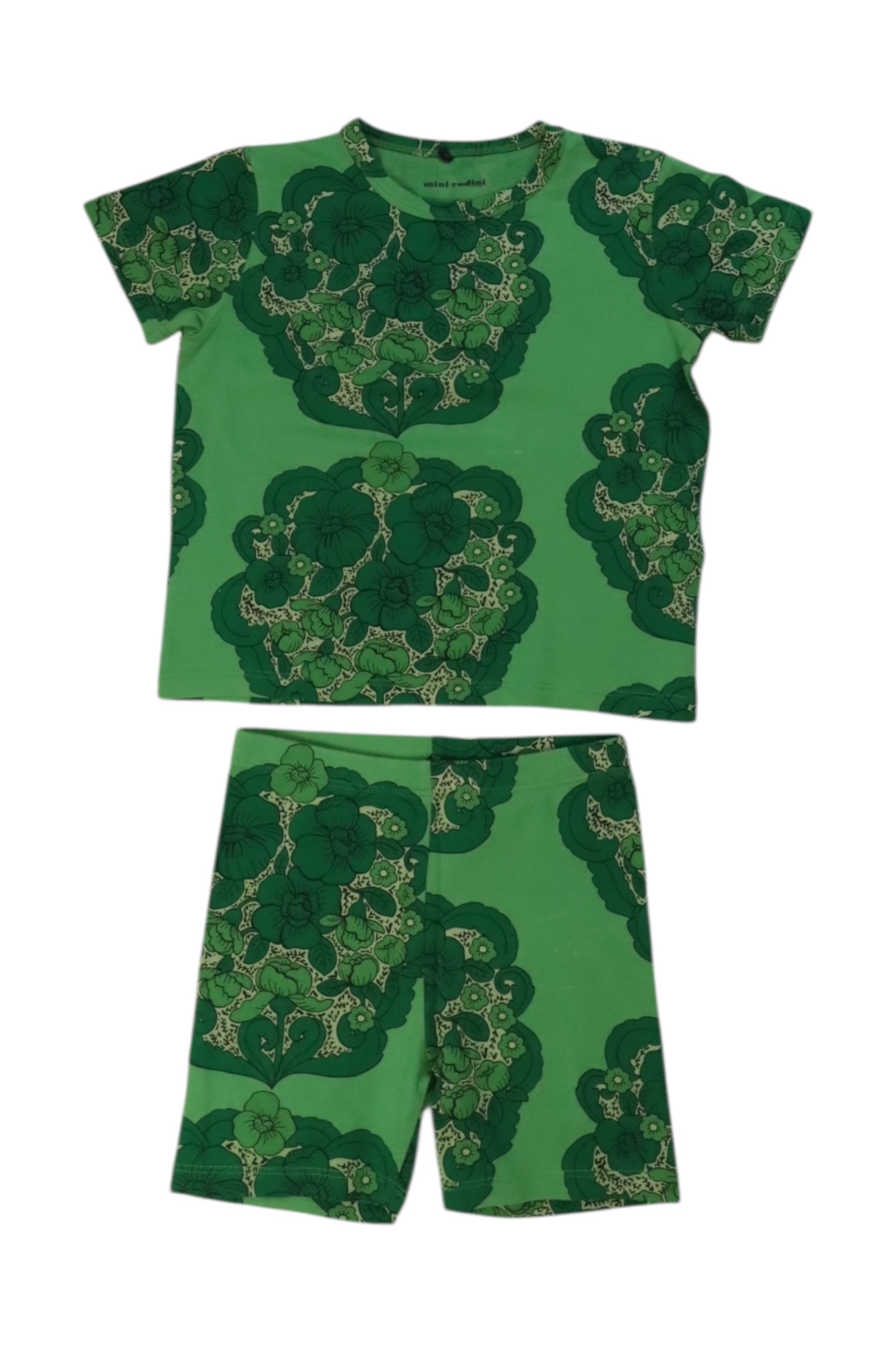 Mini Rodini Floral Shorts Set 2-3T、mySite、g9winljtr