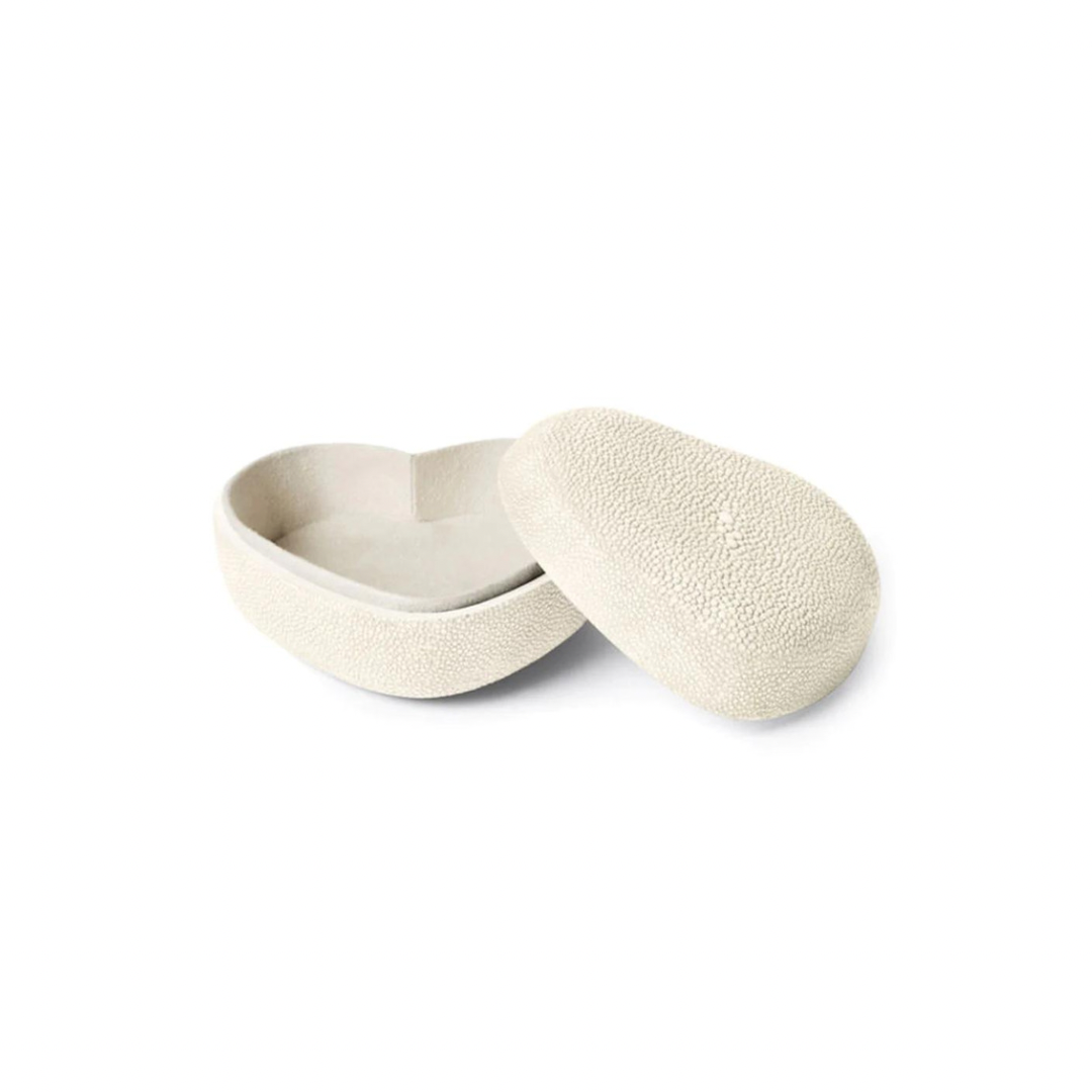  Aerin Cream Shagreen Heart Box、mySite、elrpsem3k