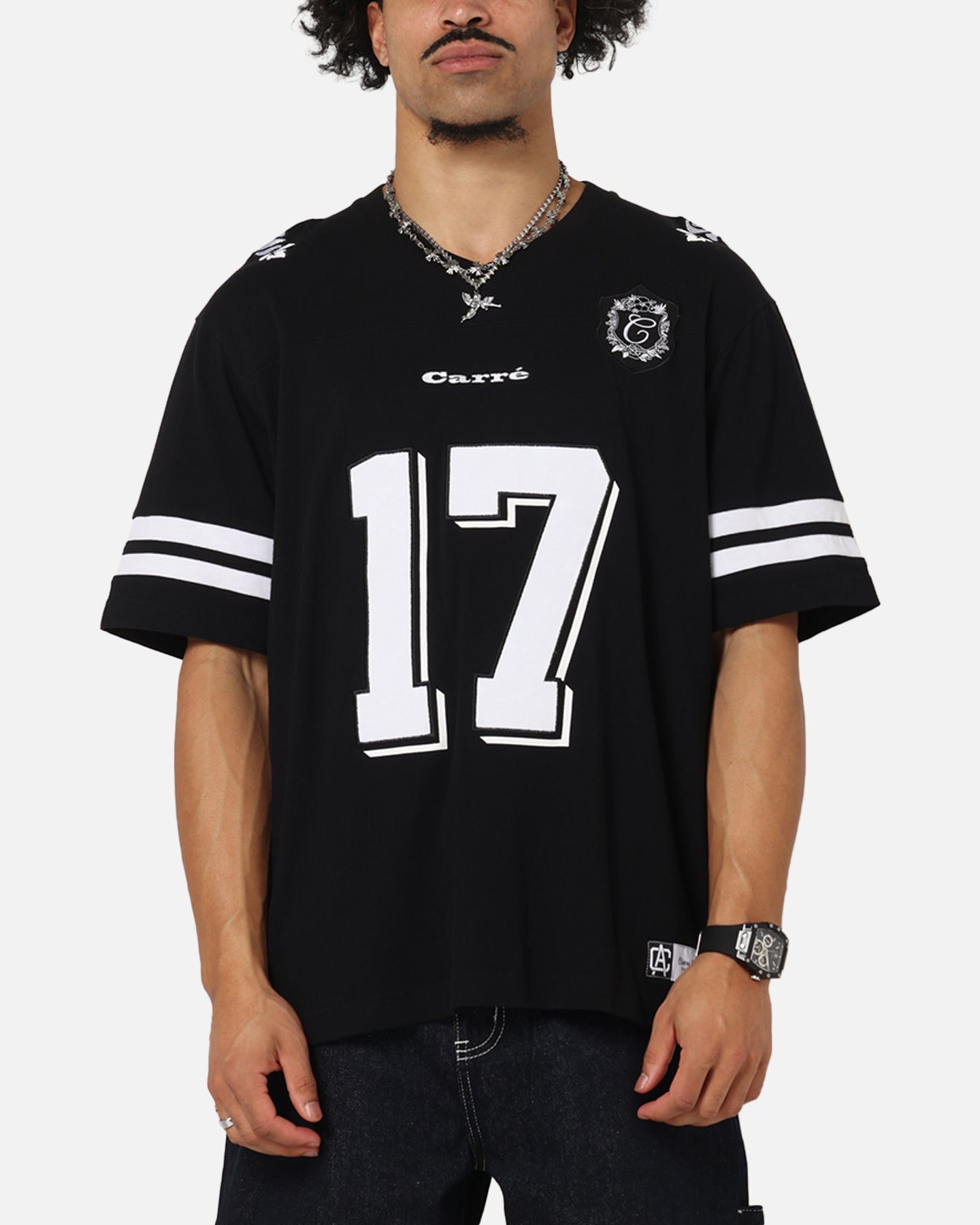 Carre Rose Bowl Football T-Shirt Black/White、mySite、zt4zffjzw