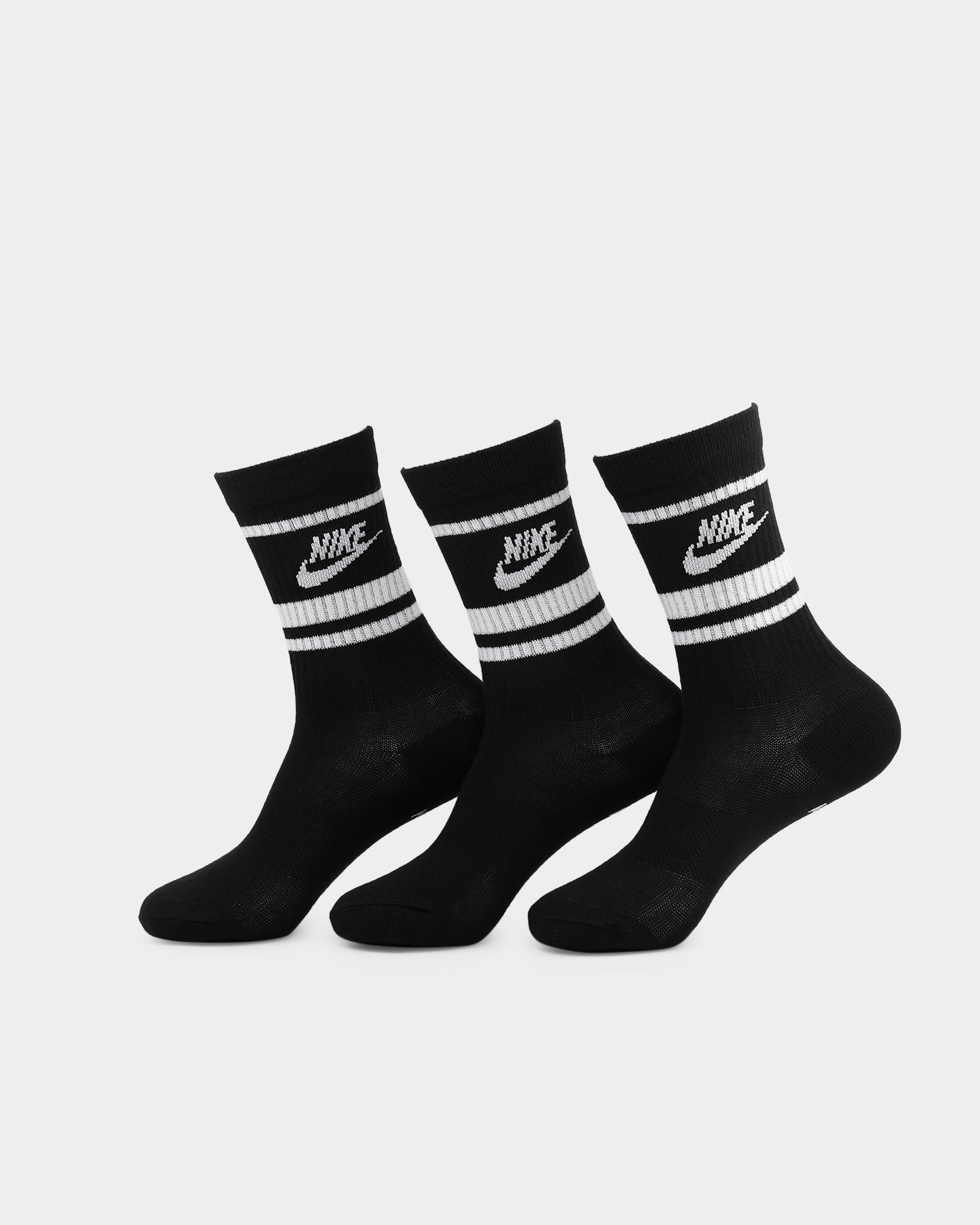 Nike Men's Sportswear Everyday Essential Crew Sock 3 Pack Black/White、mySite、zt4zffjzw