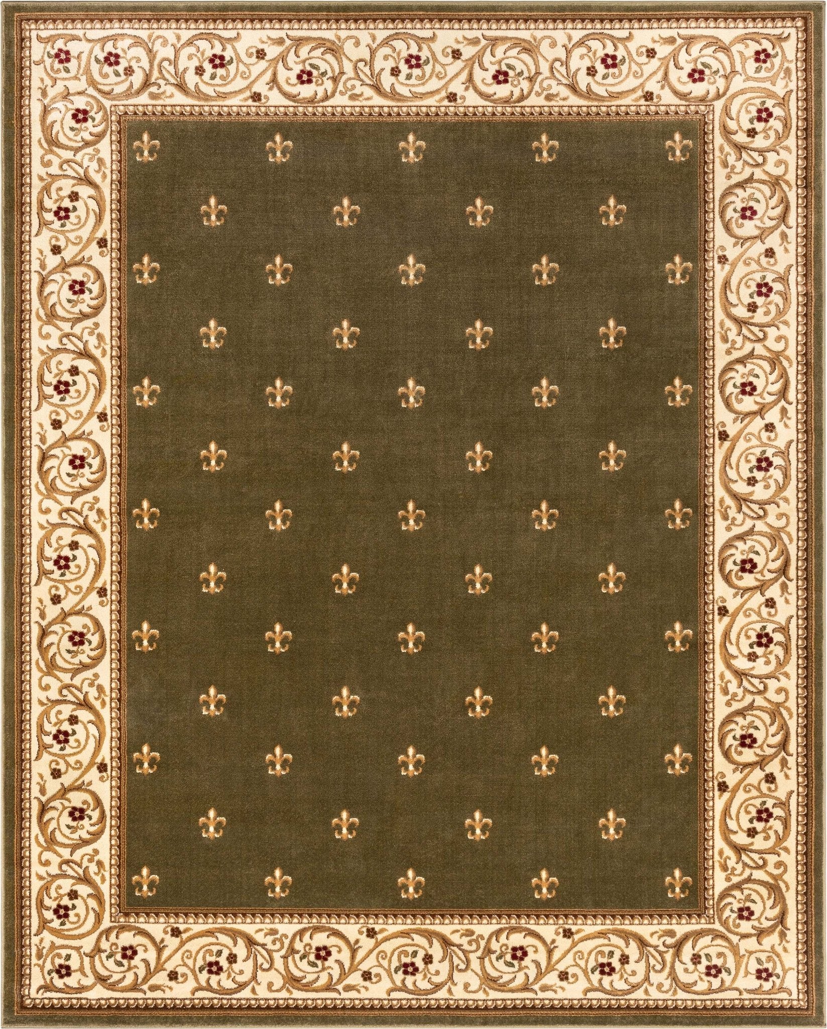 Fleur de Lis Elegance Easy to Clean Rug、mySite、gigharbornorthrealestate