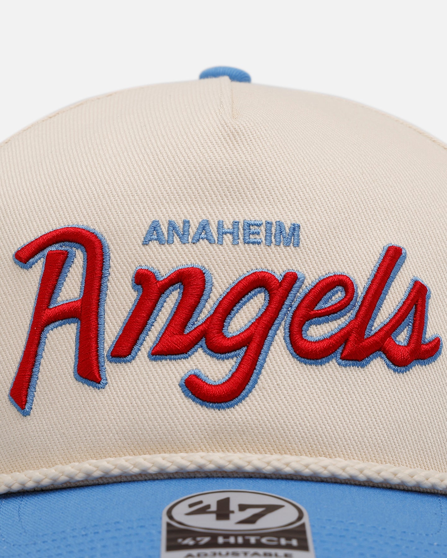 47 Brand Anaheim Angels 'MLB Opening Day' Script Hitch Snapback Natural、mySite、zt4zffjzw