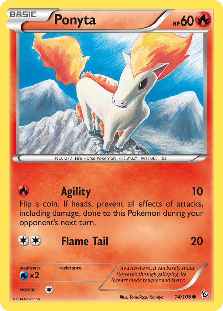 Ponyta (14/106) XY: Flashfire、mySite、waistdrama