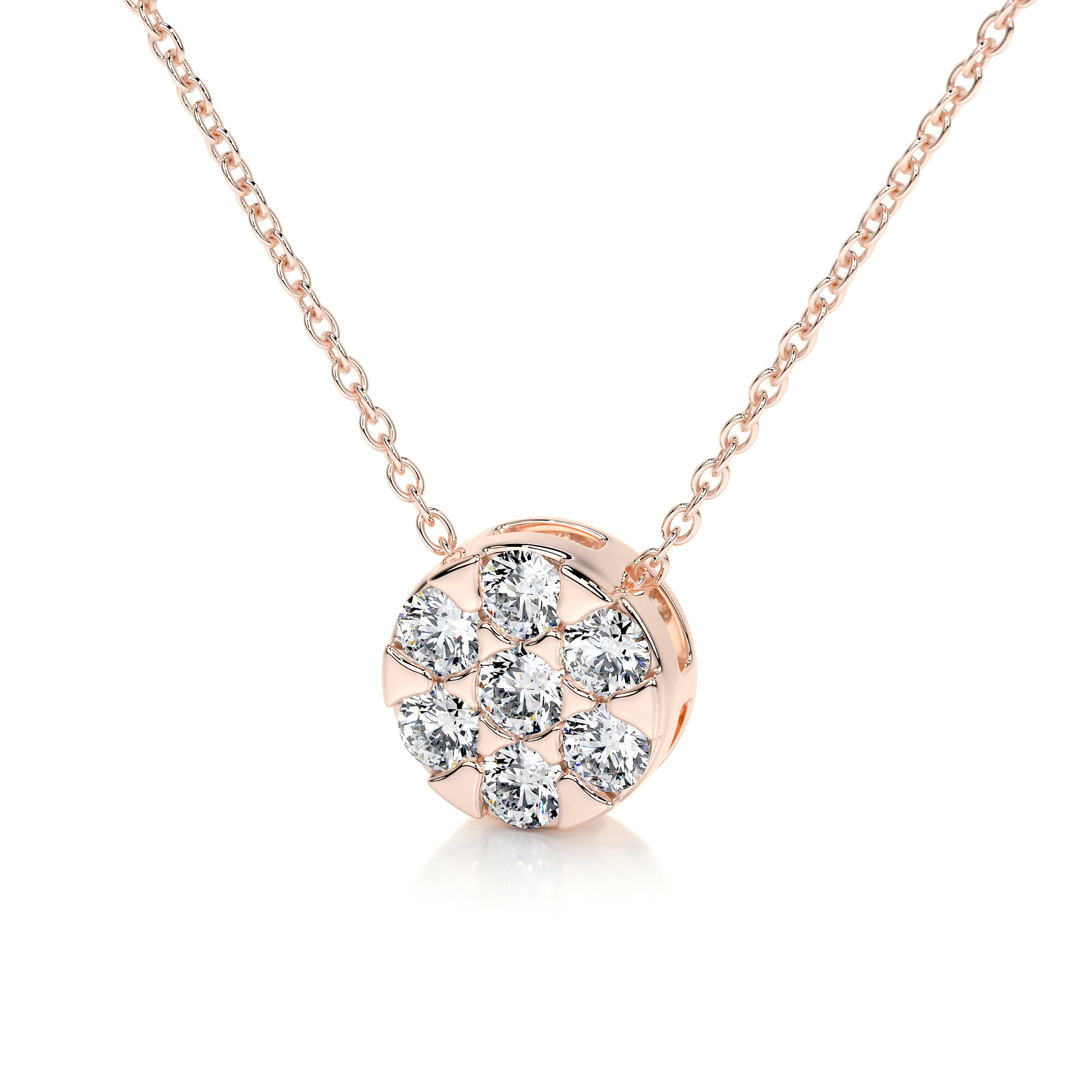 Josie Diamond Pendant (0.50 Carat) -14K Rose Gold、mySite、hinf8tx79