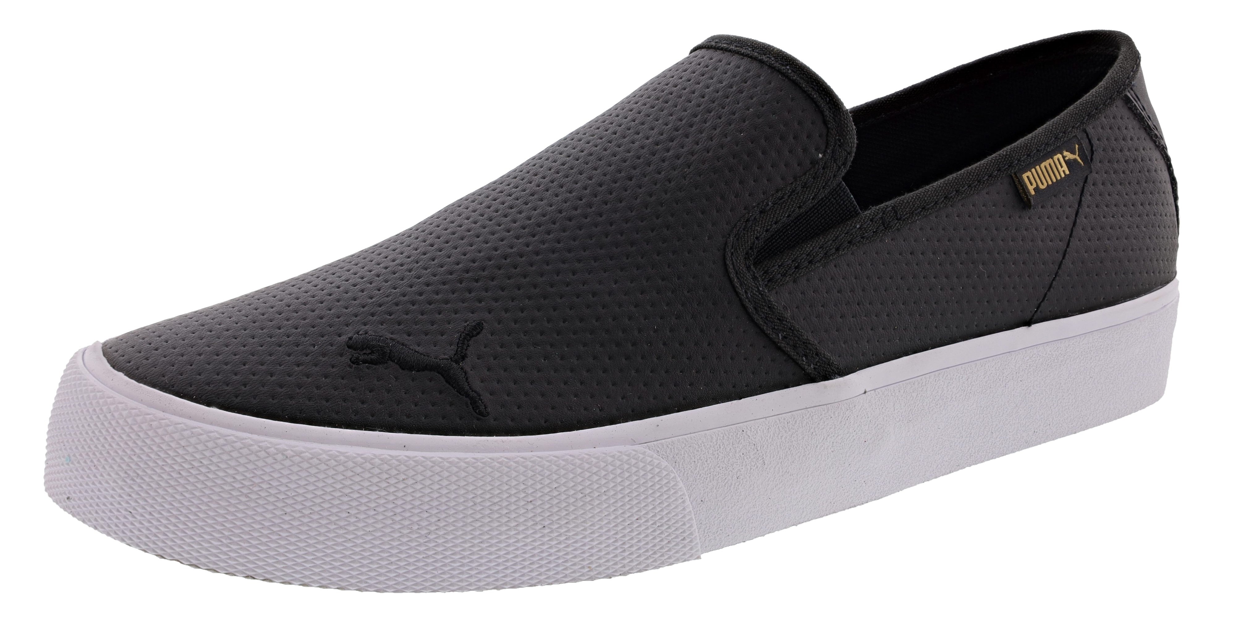 Puma Women's Bari Slip On Cat Leather Shoes、mySite、dreamappss