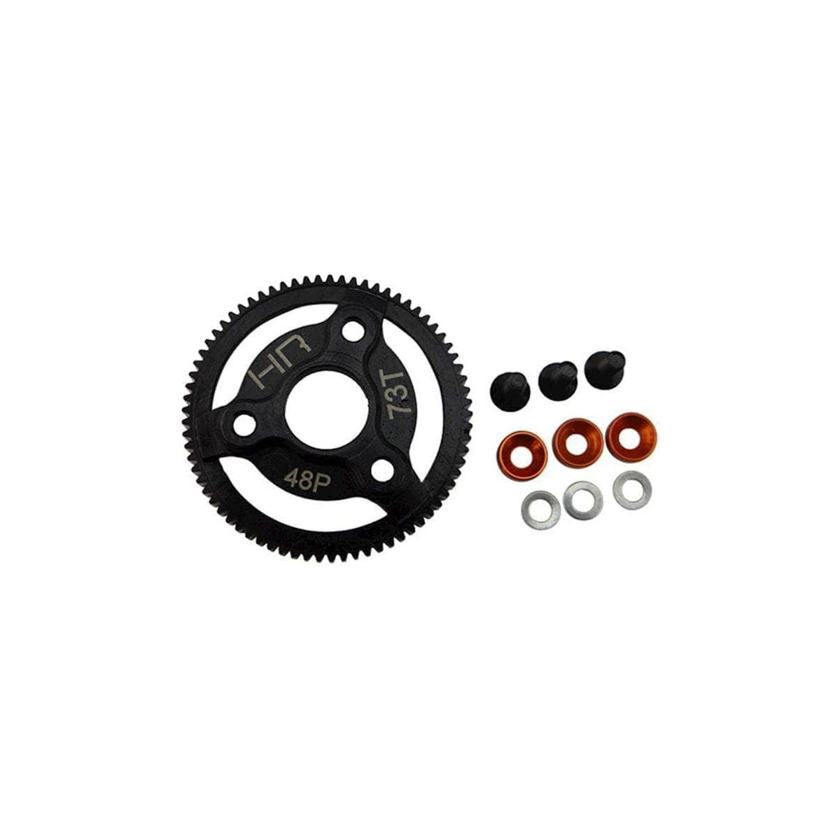  HRASTE873, Hot Racing Traxxas 48P Hardened Steel Spur Gear (73T)、mySite、merchandisen