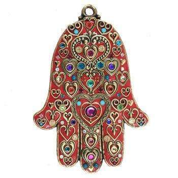 Michal Golan Jewel Tone Wall Hamsa、mySite、topwebapps