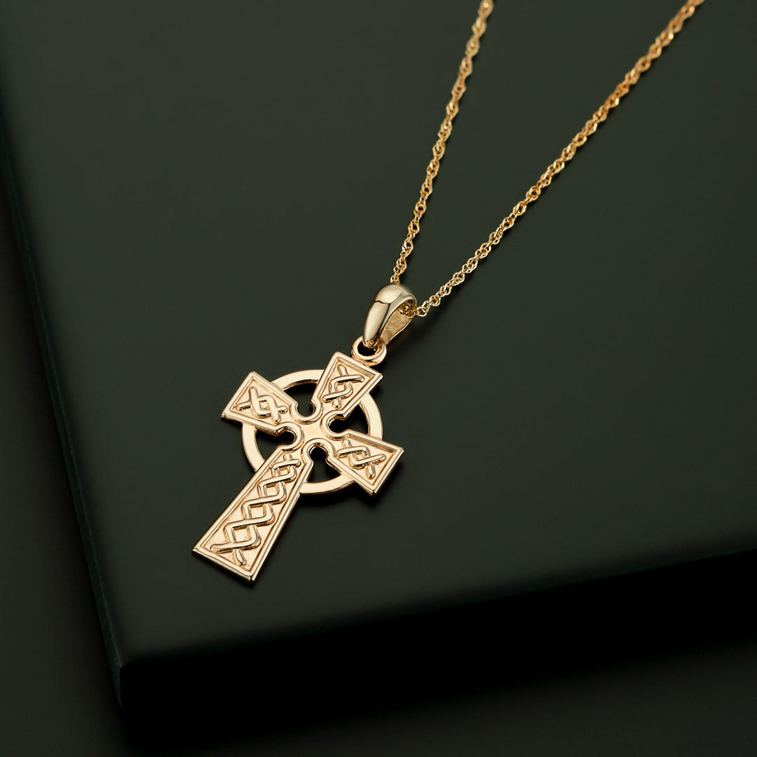 Gold Celtic Cross Necklace、mySite、botmansion