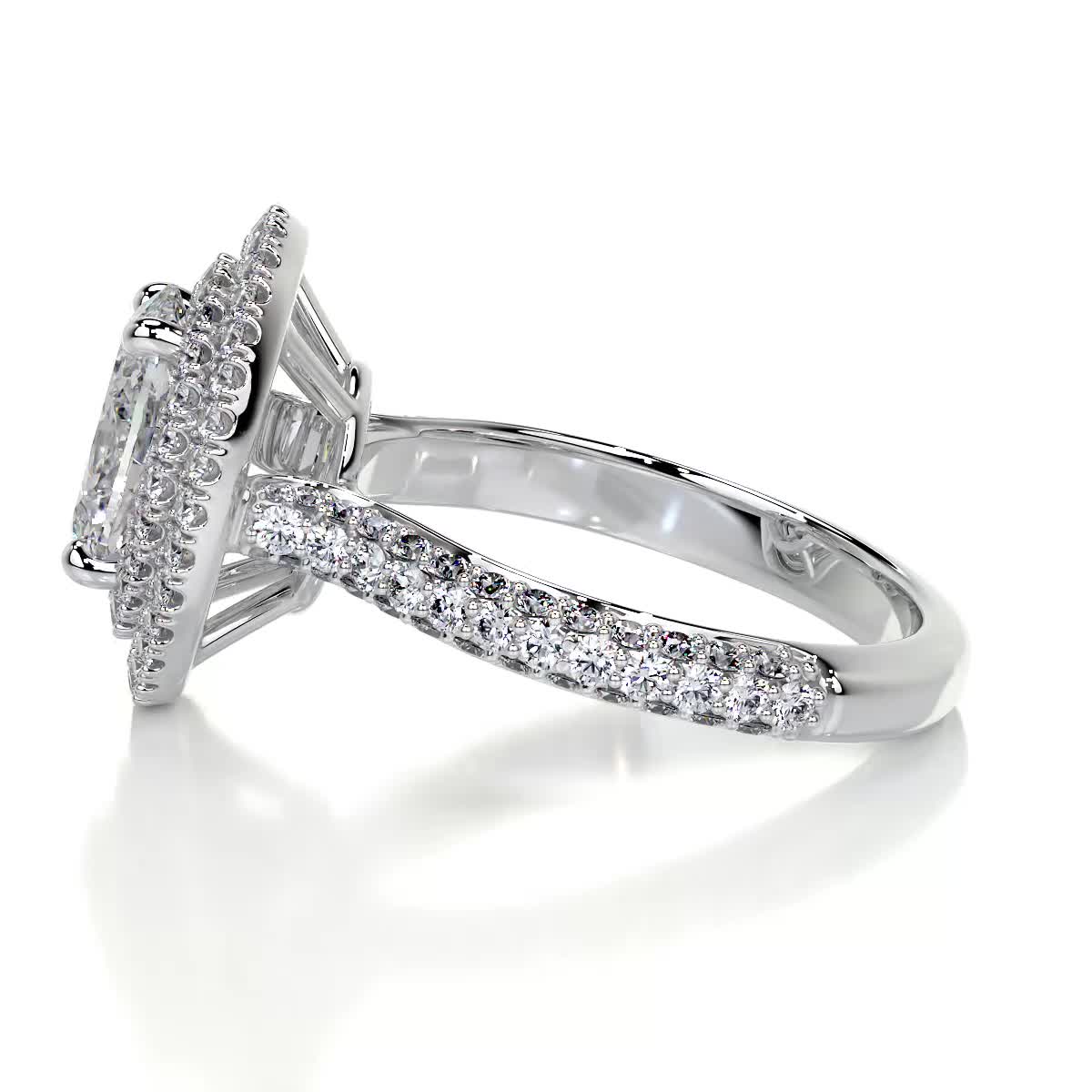 Nora Lab Grown Diamond Ring -14K White Gold、mySite、hinf8tx79