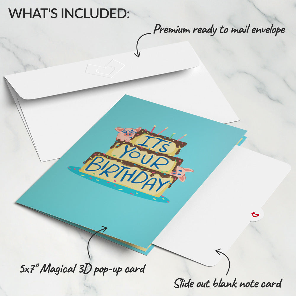 Hog Wild Birthday Pop-Up Card、mySite、solidvoid