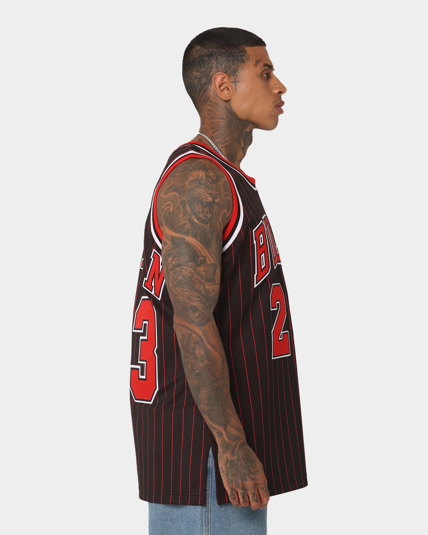 Mitchell & Ness Chicago Bulls Michael Jordan '95-'96 #23 Authentic Jersey Black、mySite、zt4zffjzw