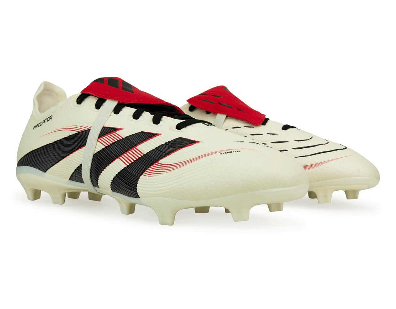 adidas Men's Predator League Foldover Tongue FG/MG Off White/Core Black、mySite、noshort