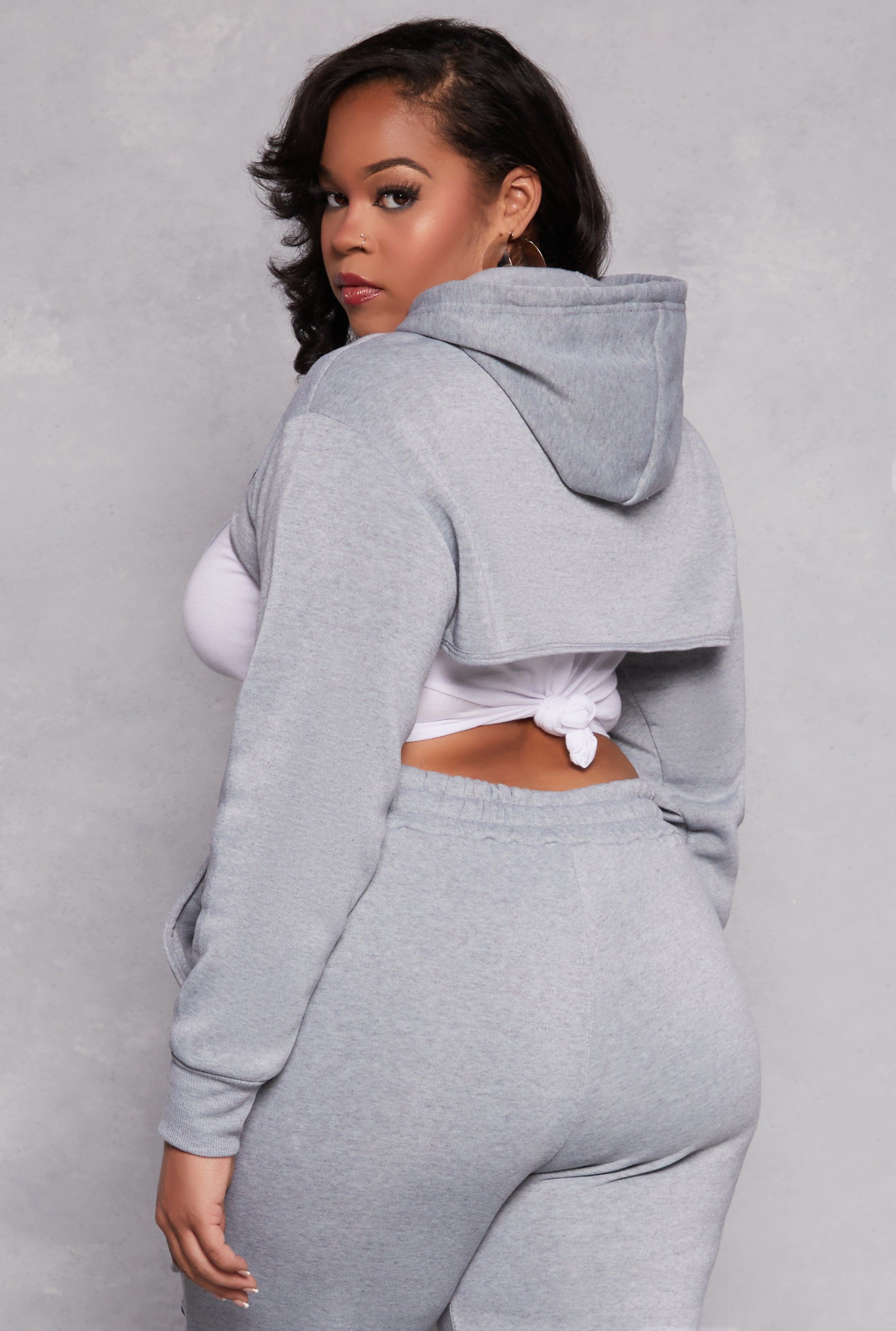 Plus Size New York Bolero Sweatshirt、mySite、camillekostekn