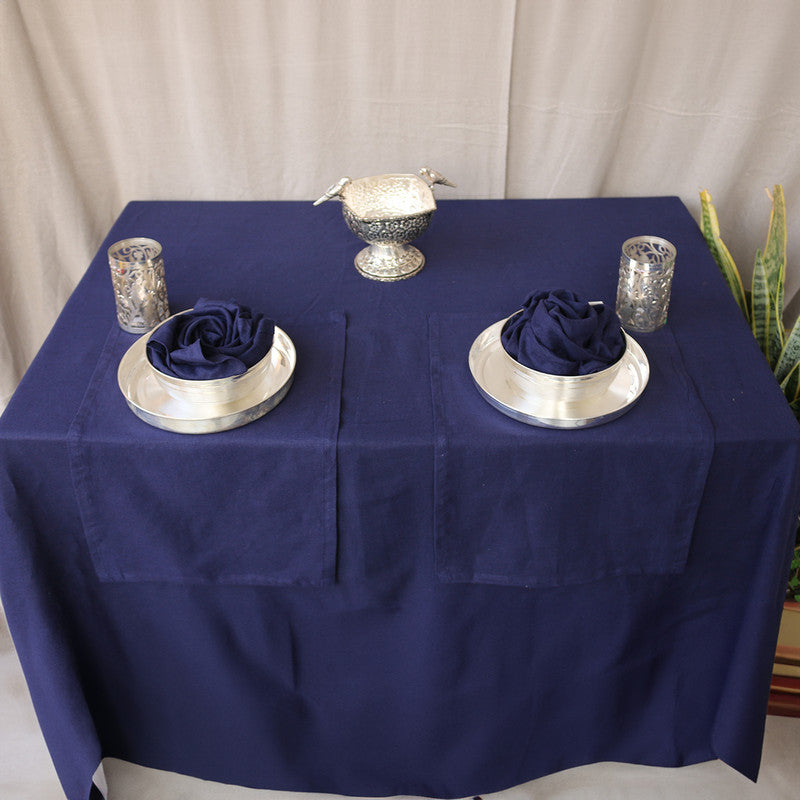 Pure Linen Table Napkins | Set of 4 | Navy Blue、mySite、camillekostekn