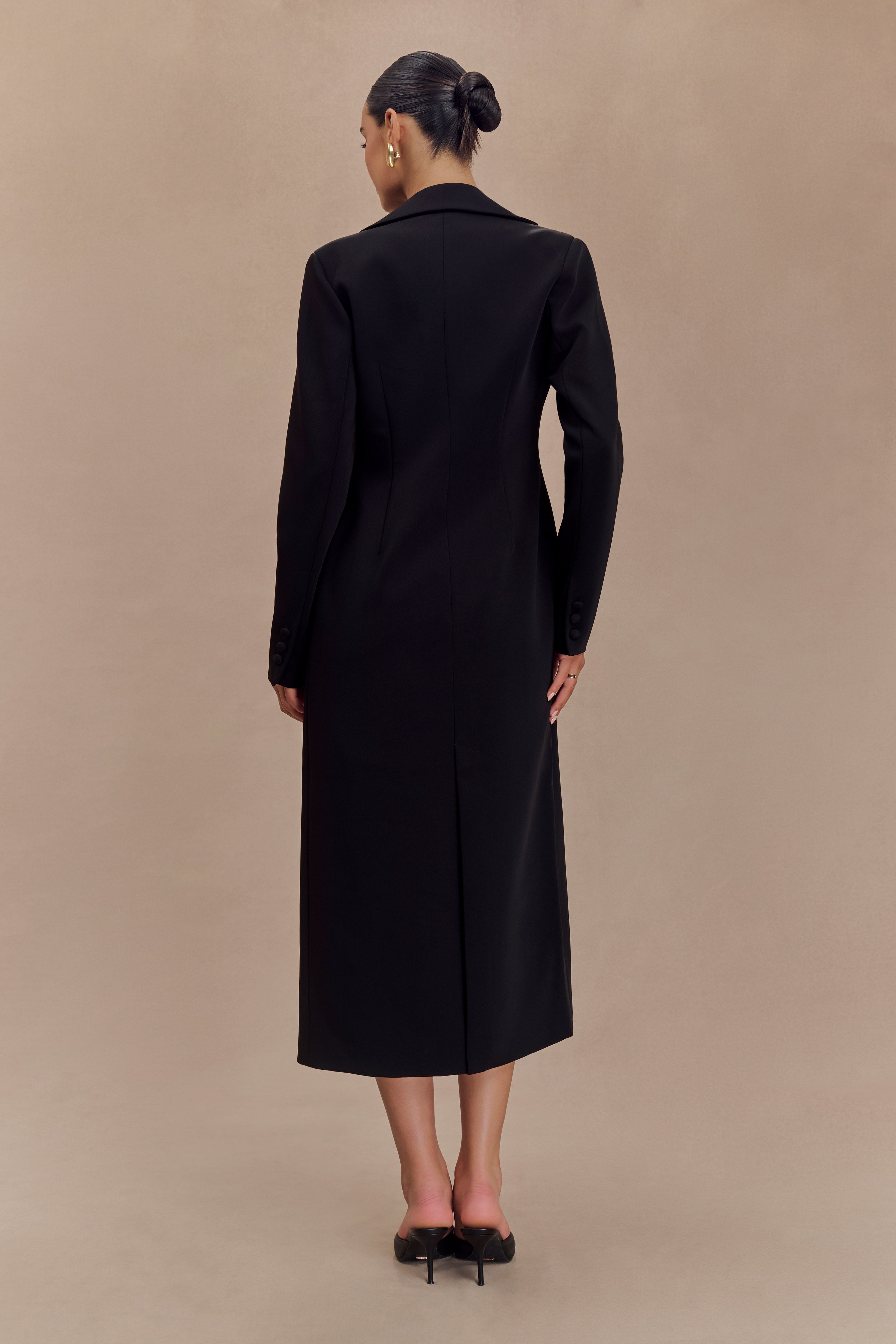Caviar Suiting Coat - Black、mySite、solidvoid