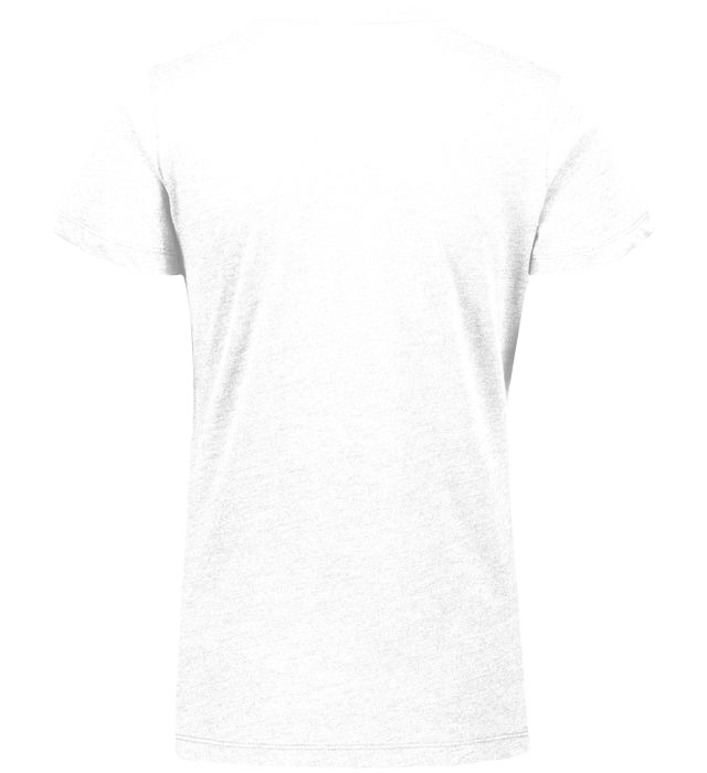 Augusta Women's Tri-Blend Tee - White、mySite、noshort