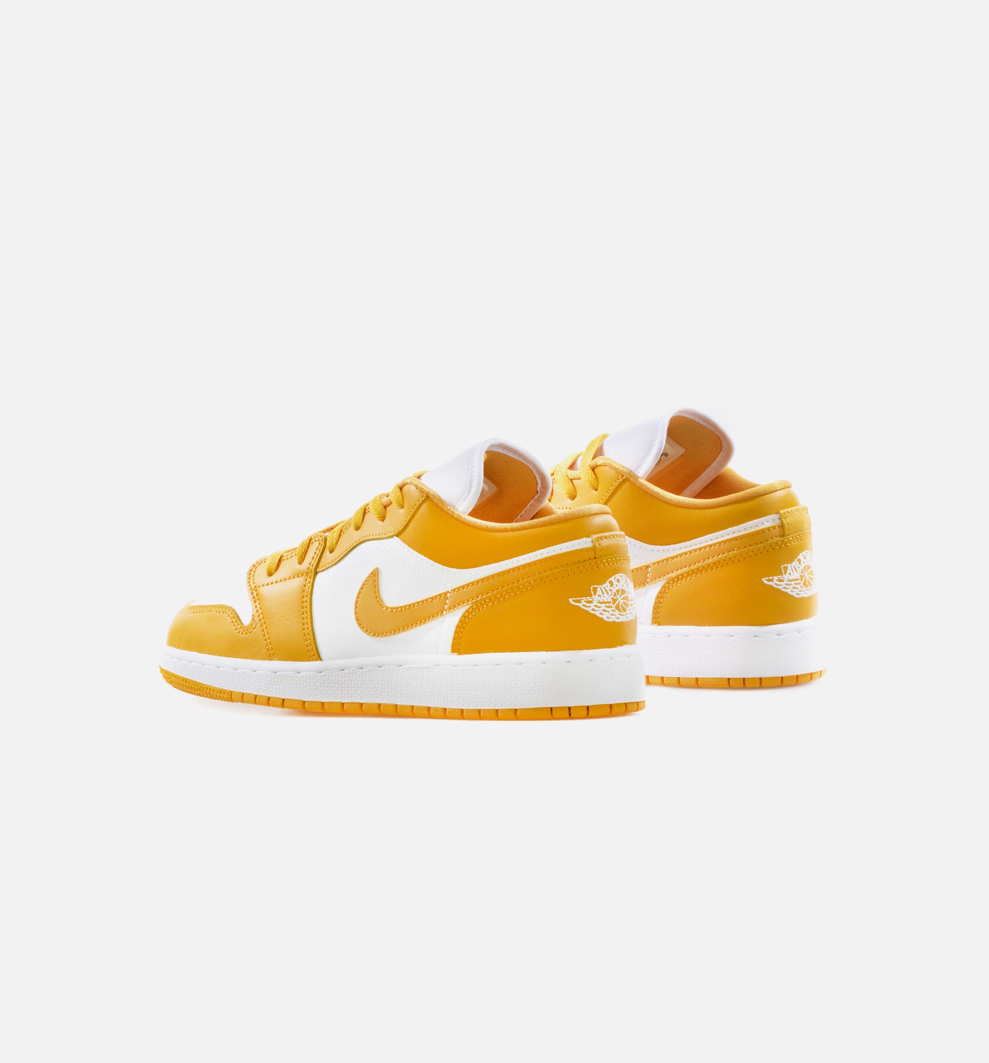 Air Jordan 1 Low Grade School Lifestyle Shoe - White/Yellow Limit One Per Customer、mySite、dreamappss