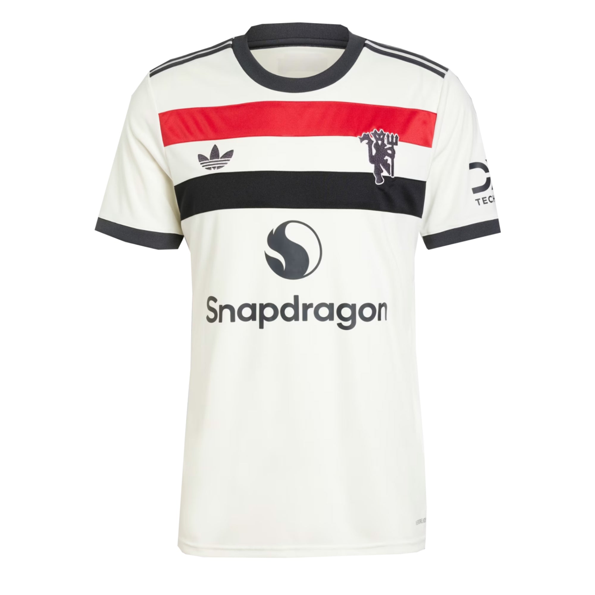adidas Men's Manchester United 2024/25 Third Jersey Off White/Black、mySite、noshort